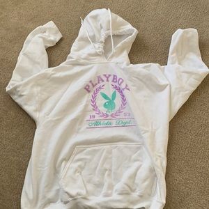 Oversized playboy hoodie